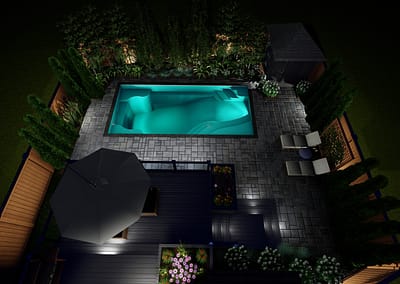 Landscape Design 3d Render by Tumber & Associates