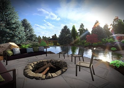 Landscape Design 3d Render by Tumber & Associates