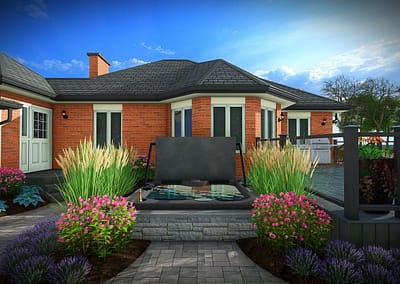 Landscape Design 3d Render by Tumber & Associates