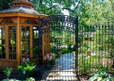 Orangeville Landscape Design and Custom Iron Work by Tumber & Associates