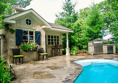 Orangeville Landscape Design and Custom Brick Work by Tumber & Associates